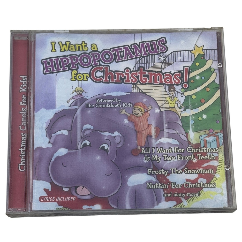 I Want a Hippopotamus for Christmas! The Countdown Kids CD Christmas Carols Kids